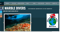 Desktop Screenshot of bluemarbledivers.com